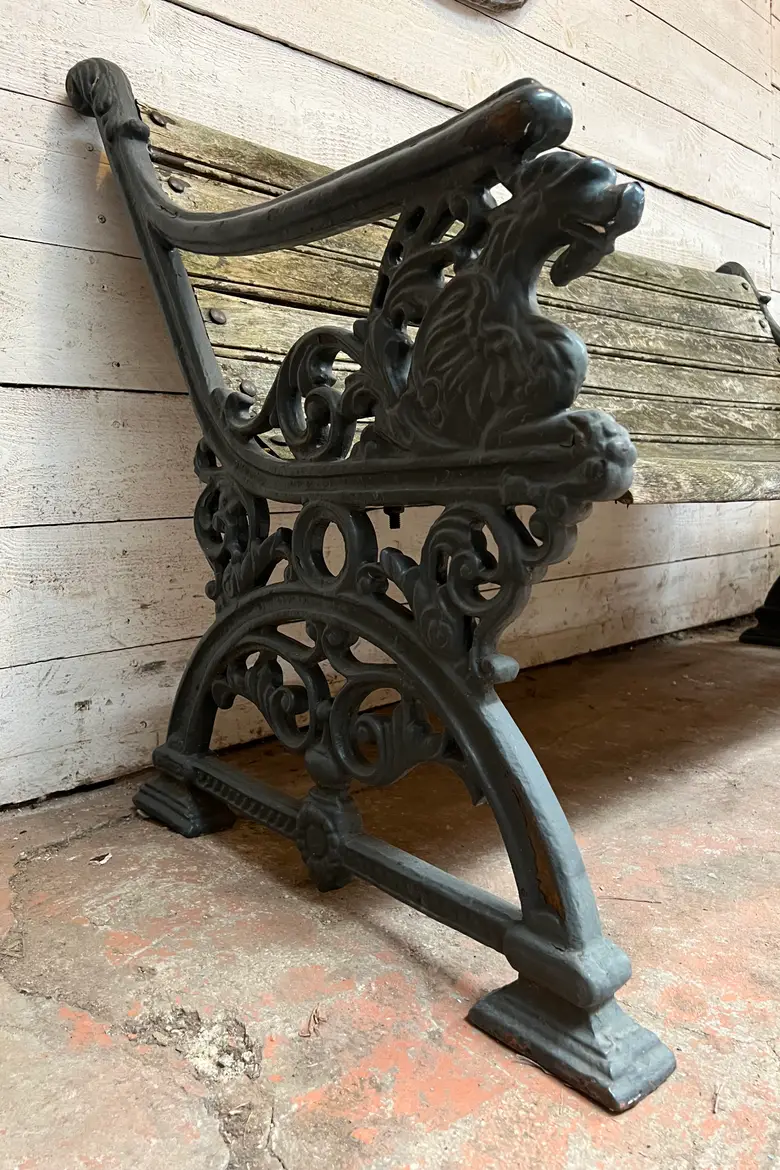 Ancien banc de jardin 1900