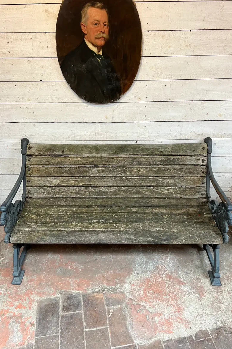 Ancien banc de jardin 1900
