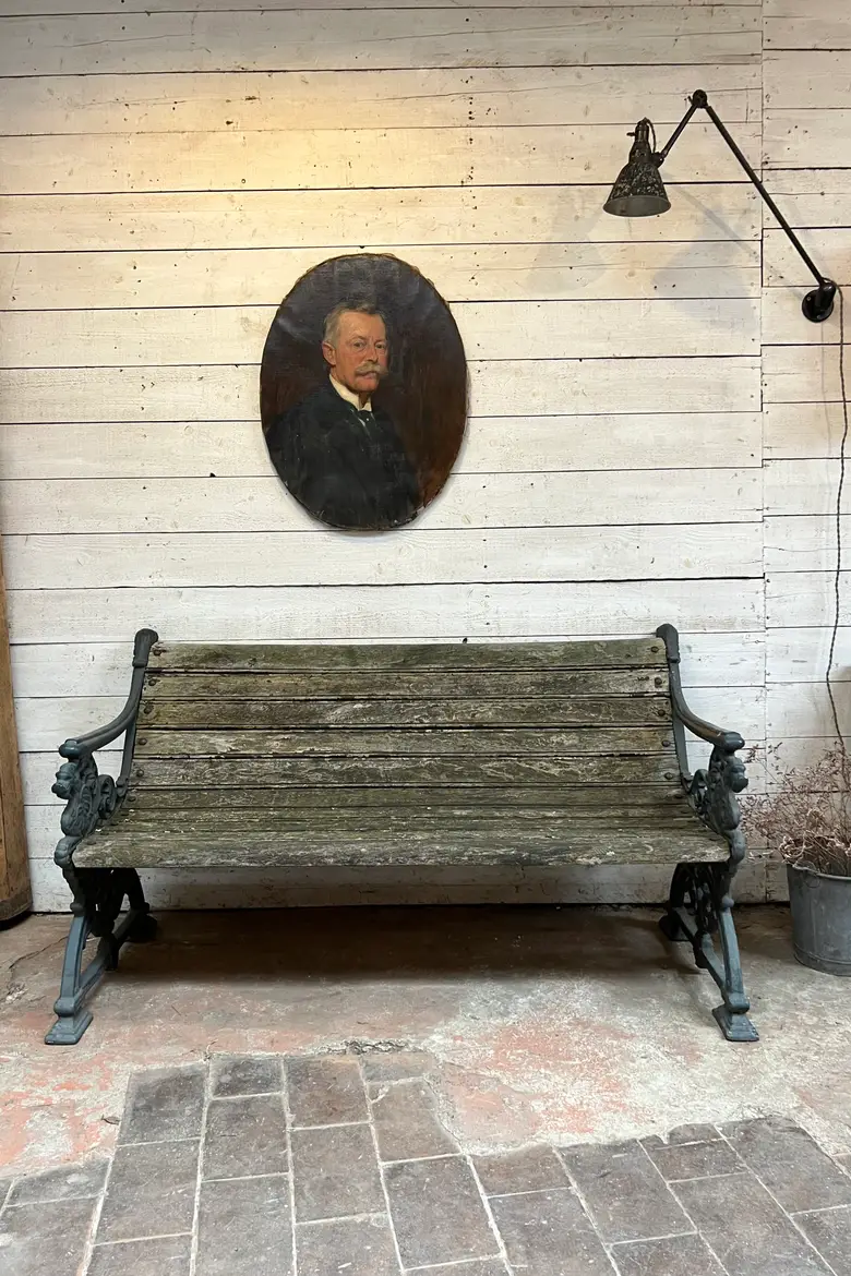 Ancien banc de jardin 1900
