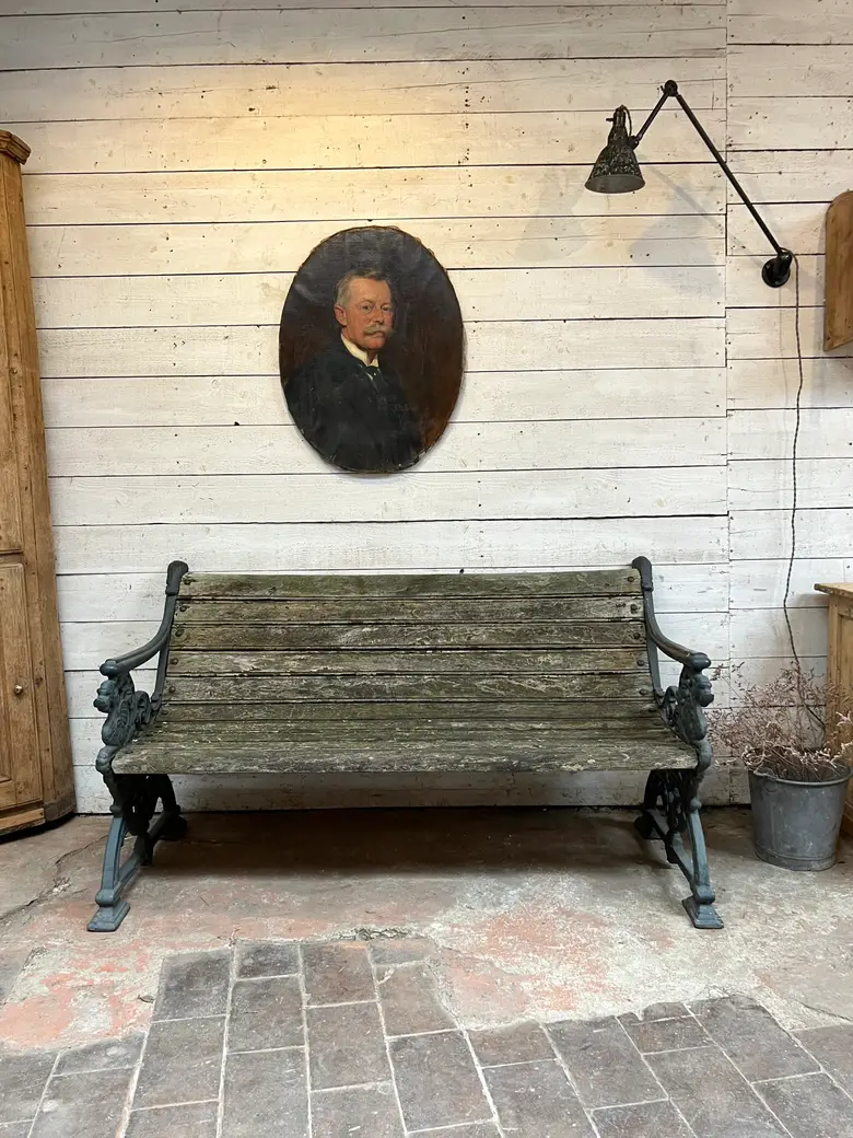 Ancien banc de jardin 1900 — Ancien banc de jardin 1900
