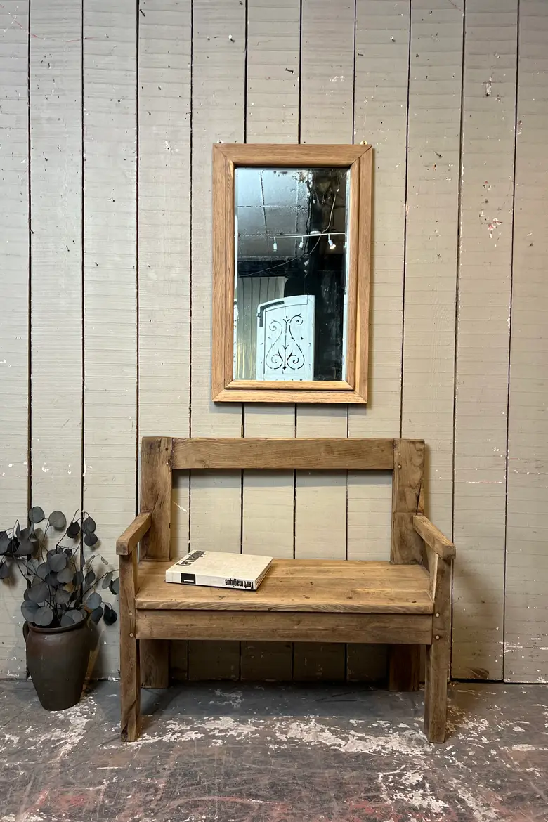 Ancien banc en chêne