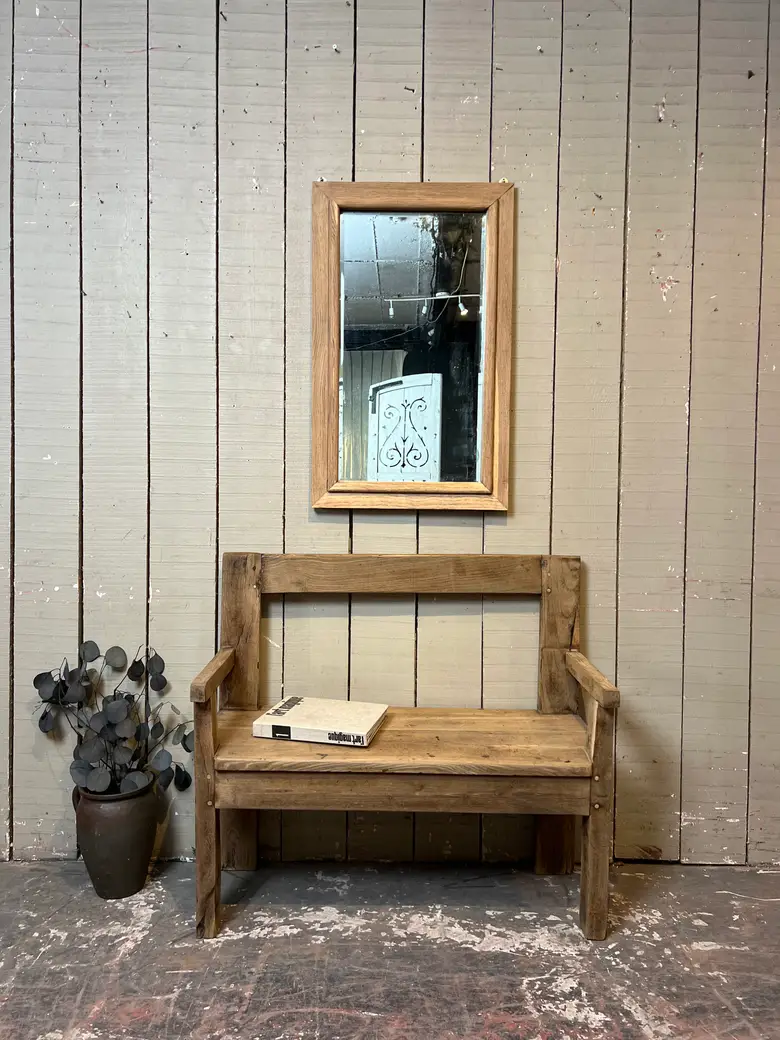 Ancien banc en chêne