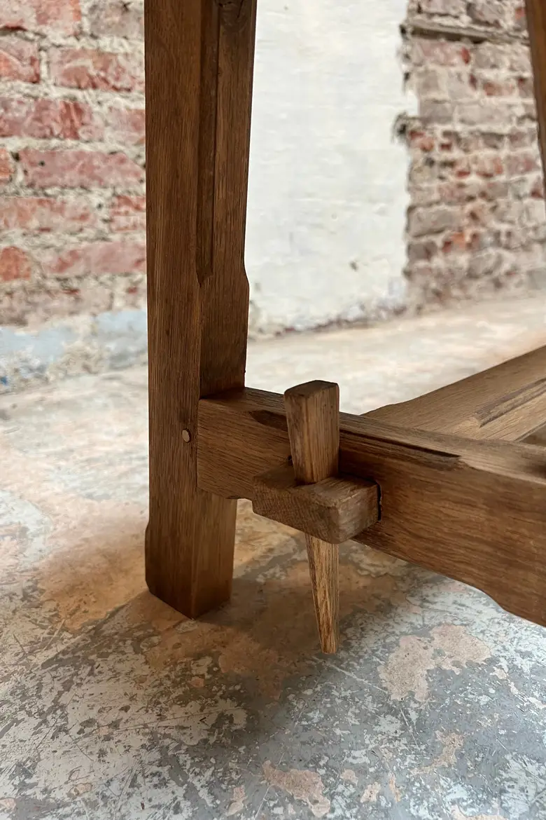 Ancien banc en chêne Début XXème