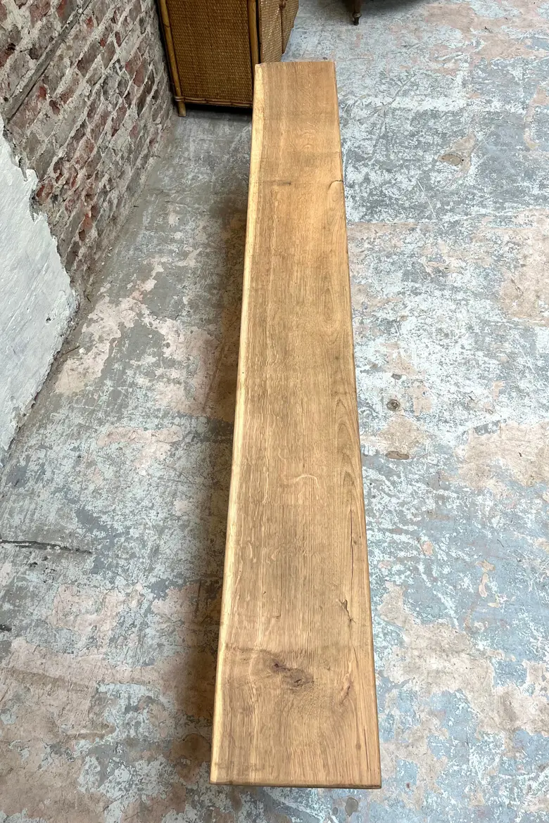 Ancien banc en chêne Début XXème