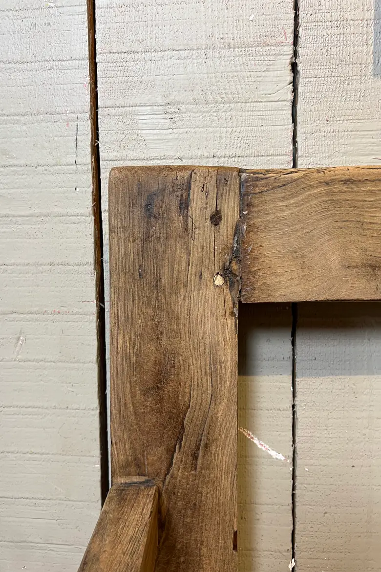 Ancien banc en chêne