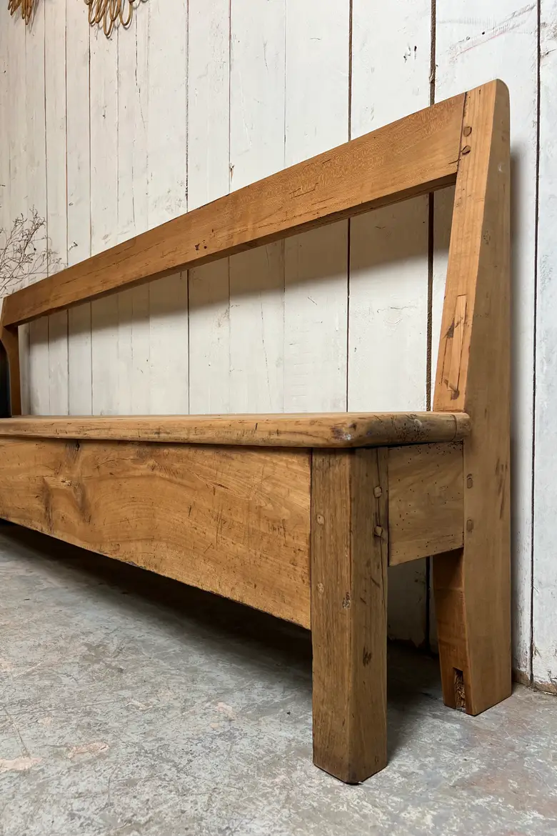 Ancien banc en merisier
