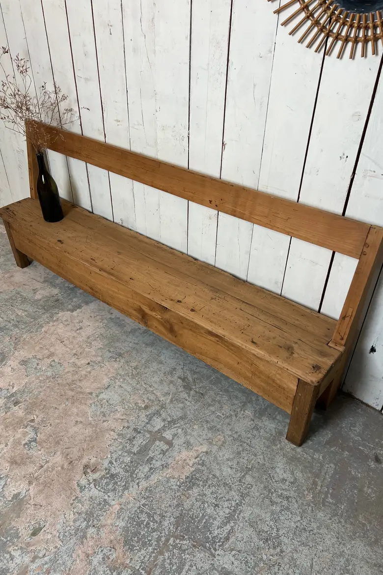 Ancien banc en merisier