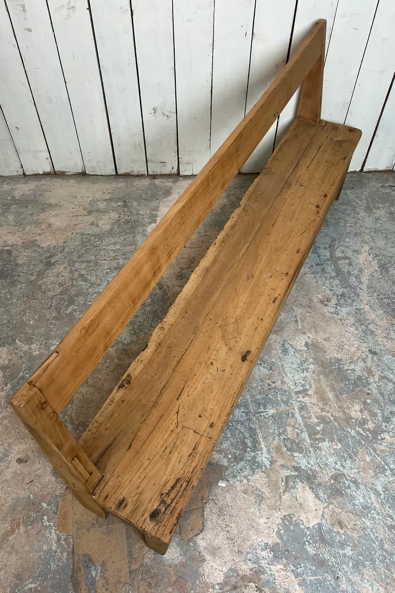 Ancien banc en merisier