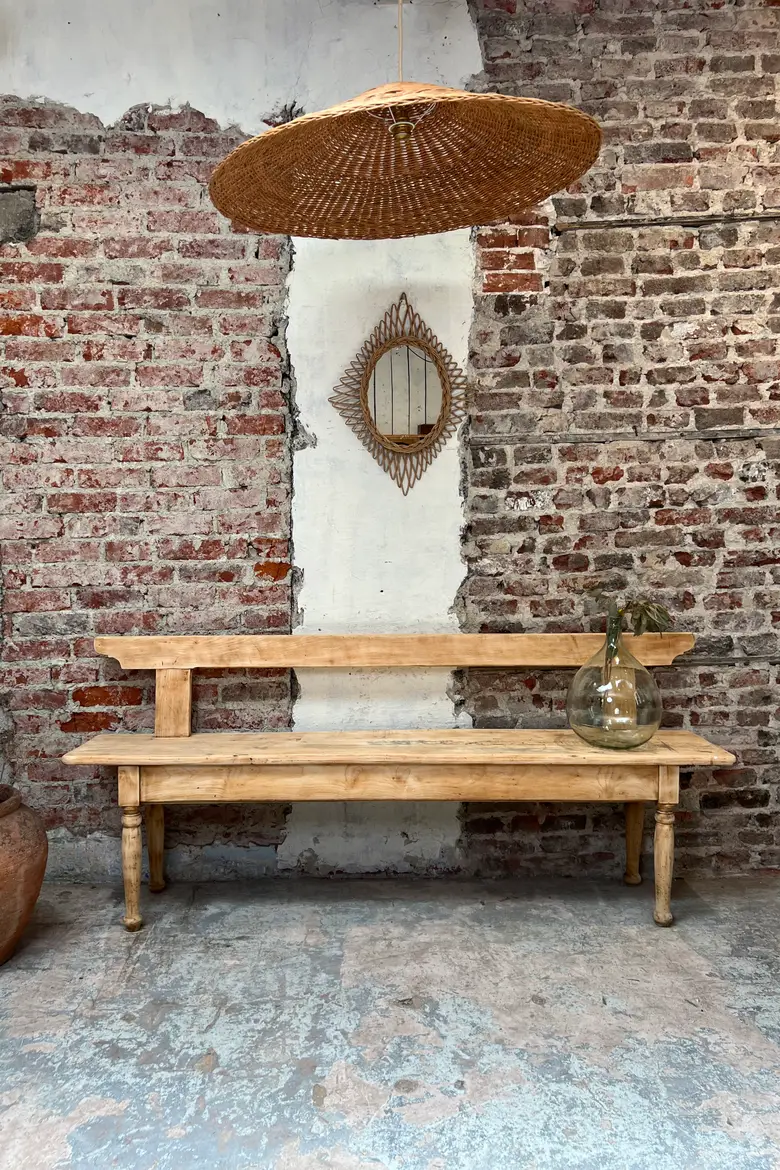 Ancien banc en sapin – début XXe