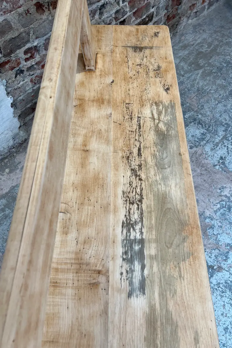 Ancien banc en sapin – début XXe
