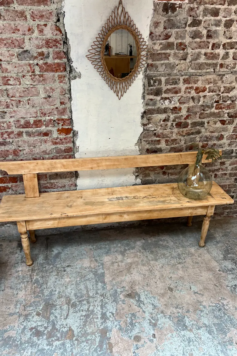 Ancien banc en sapin – début XXe