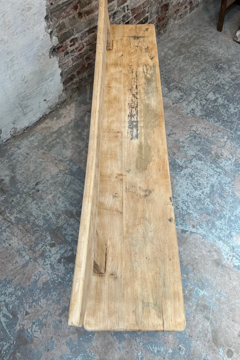 Ancien banc en sapin – début XXe