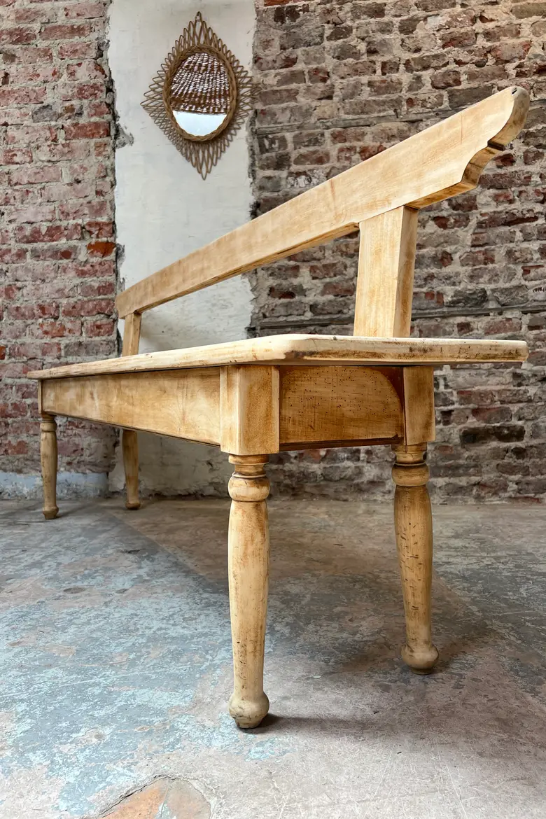 Ancien banc en sapin – début XXe