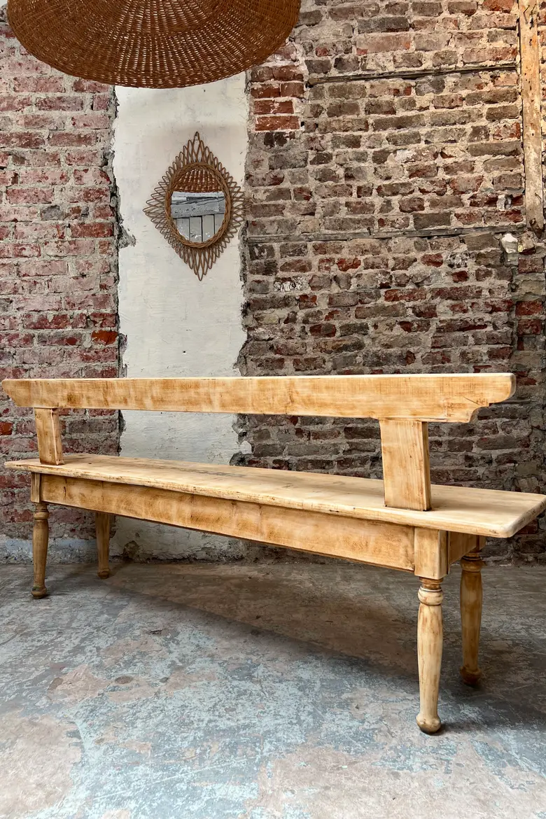 Ancien banc en sapin – début XXe