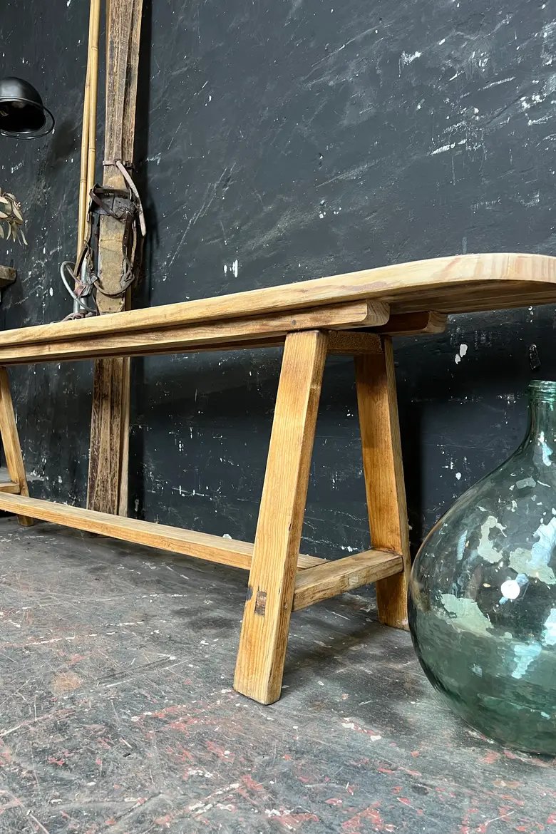 Ancien banc en sapin Début XXème