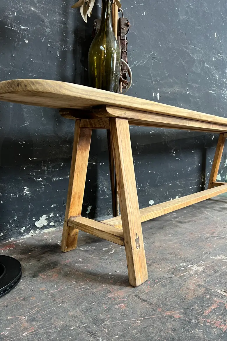 Ancien banc en sapin Début XXème