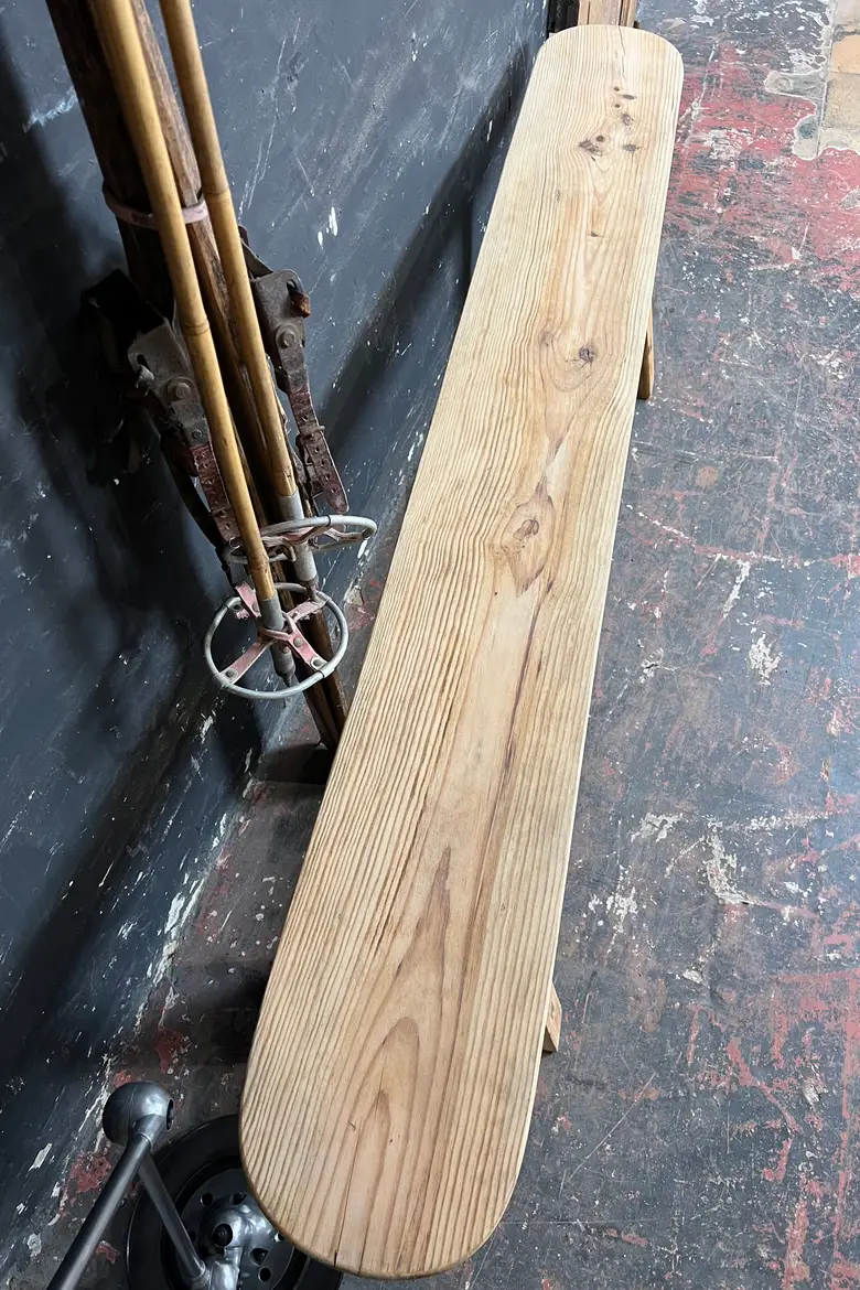Ancien banc en sapin Début XXème