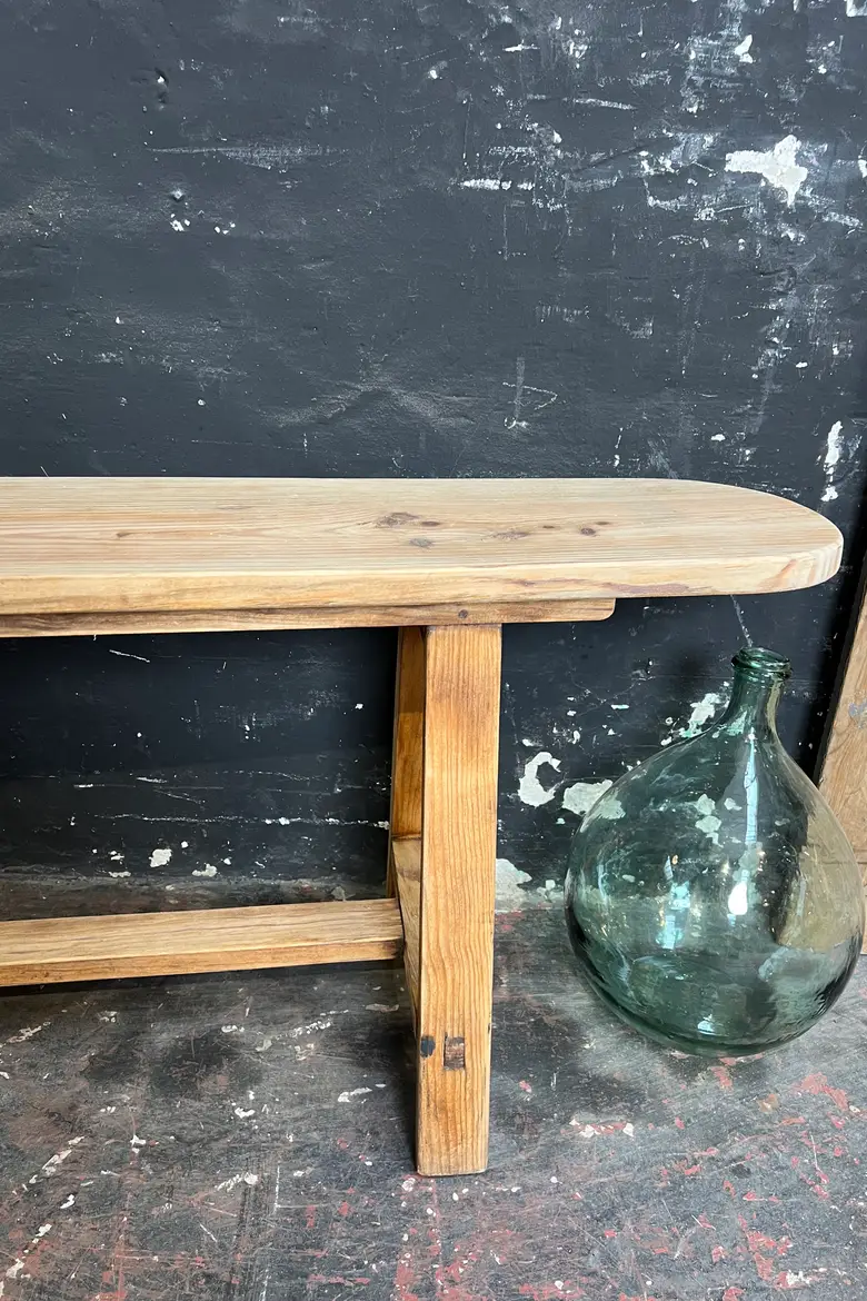 Ancien banc en sapin Début XXème
