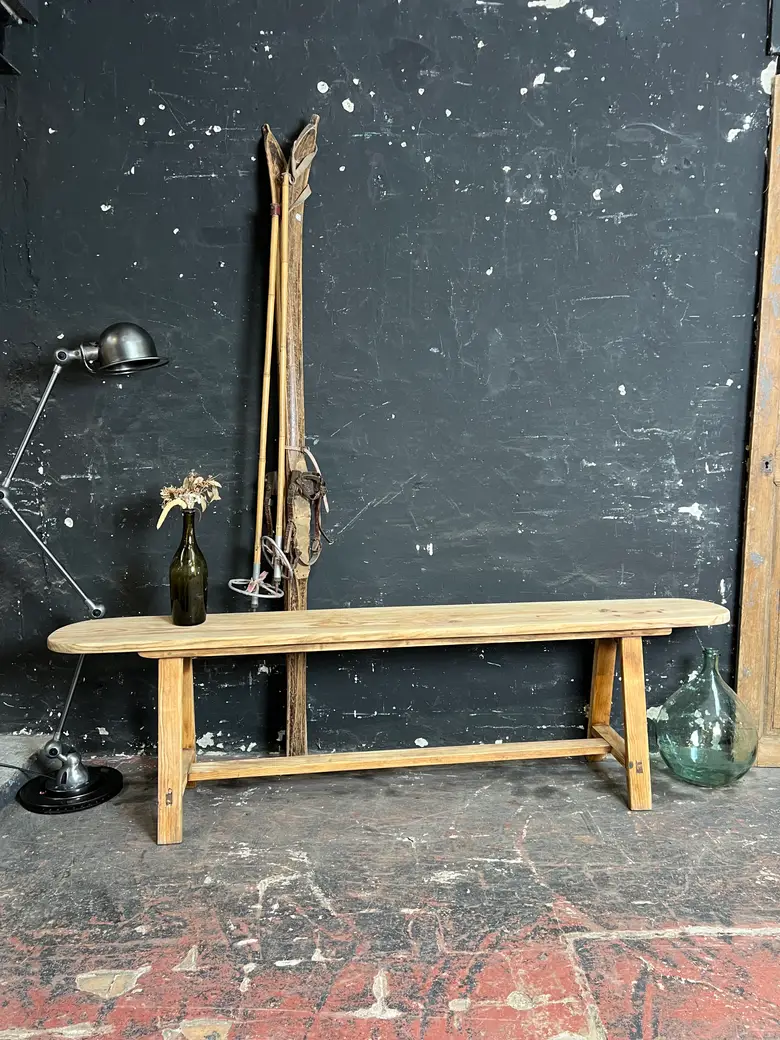 Ancien banc en sapin Début XXème