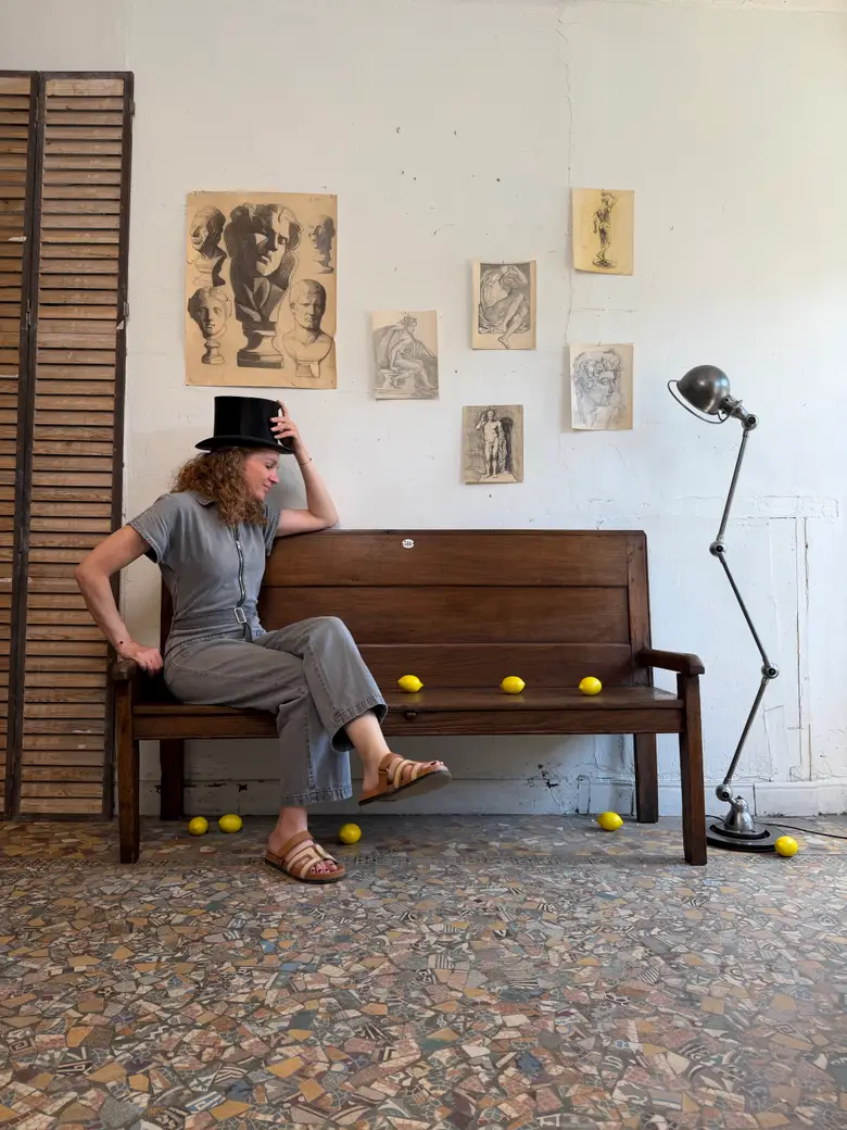 Ancien banc numéroté