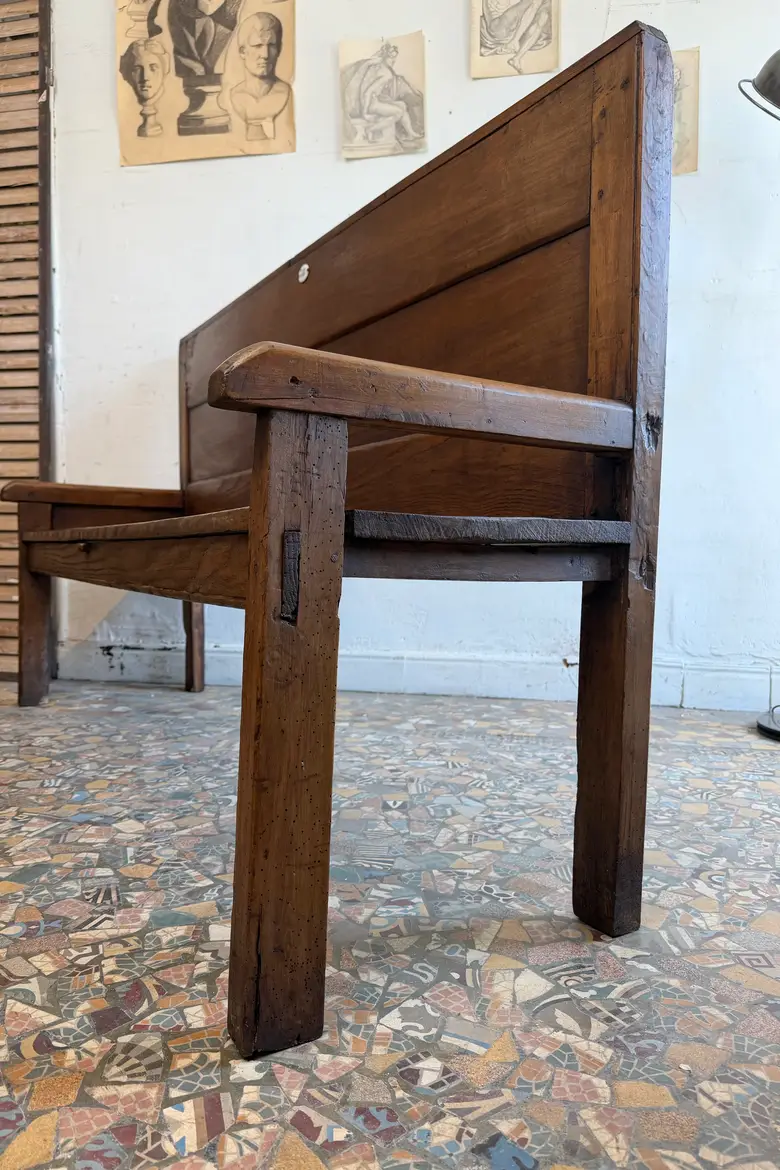 Ancien banc numéroté
