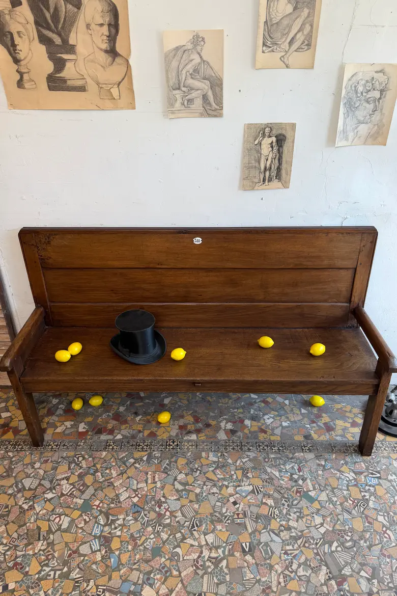 Ancien banc numéroté