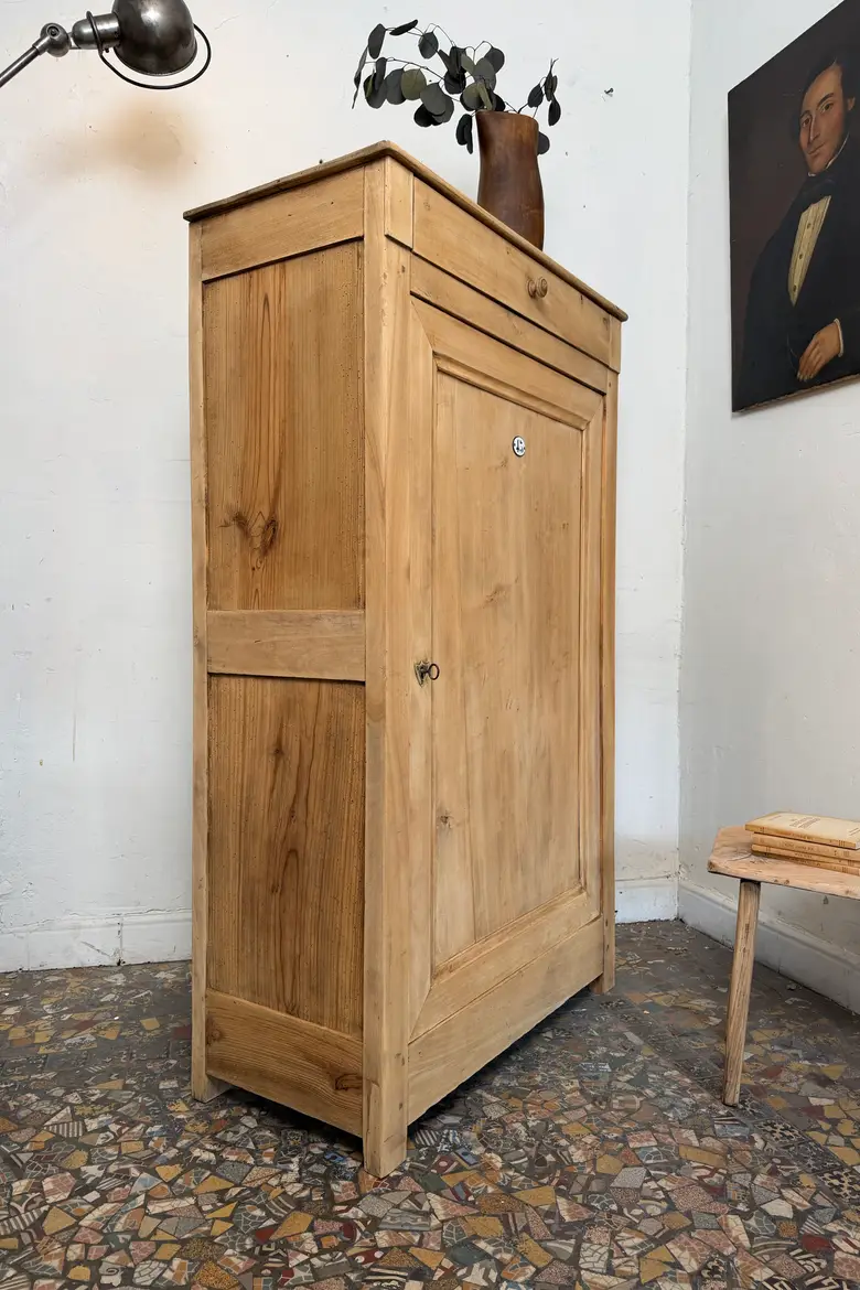 Ancien bibus en sapin et peuplier