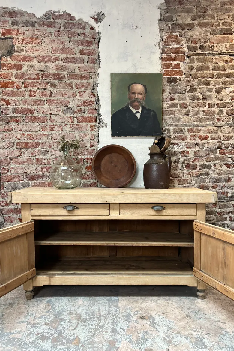 Ancien billot en hêtre – Début XXe