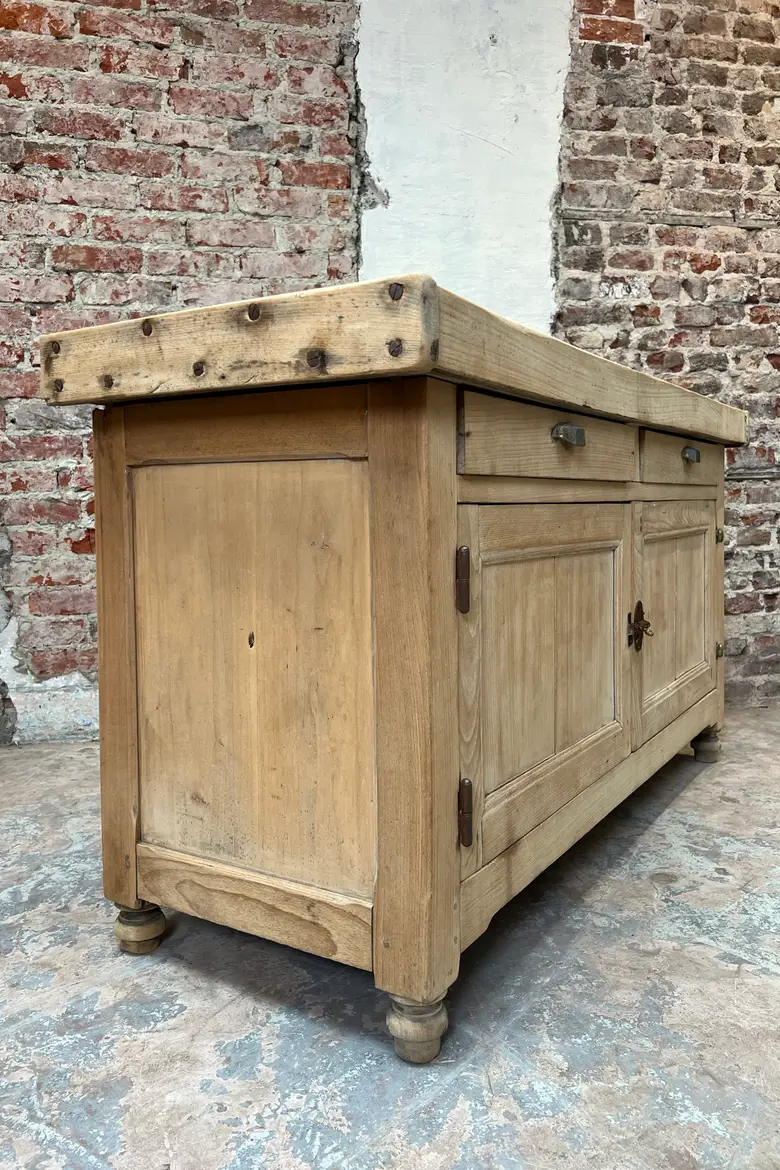 Ancien billot en hêtre – Début XXe