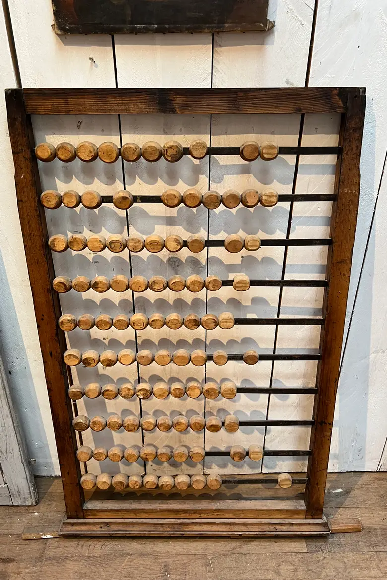 Ancien boulier XL d'école Début XXème