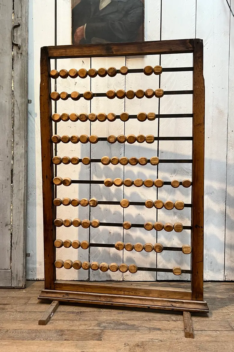 Ancien boulier XL d'école Début XXème