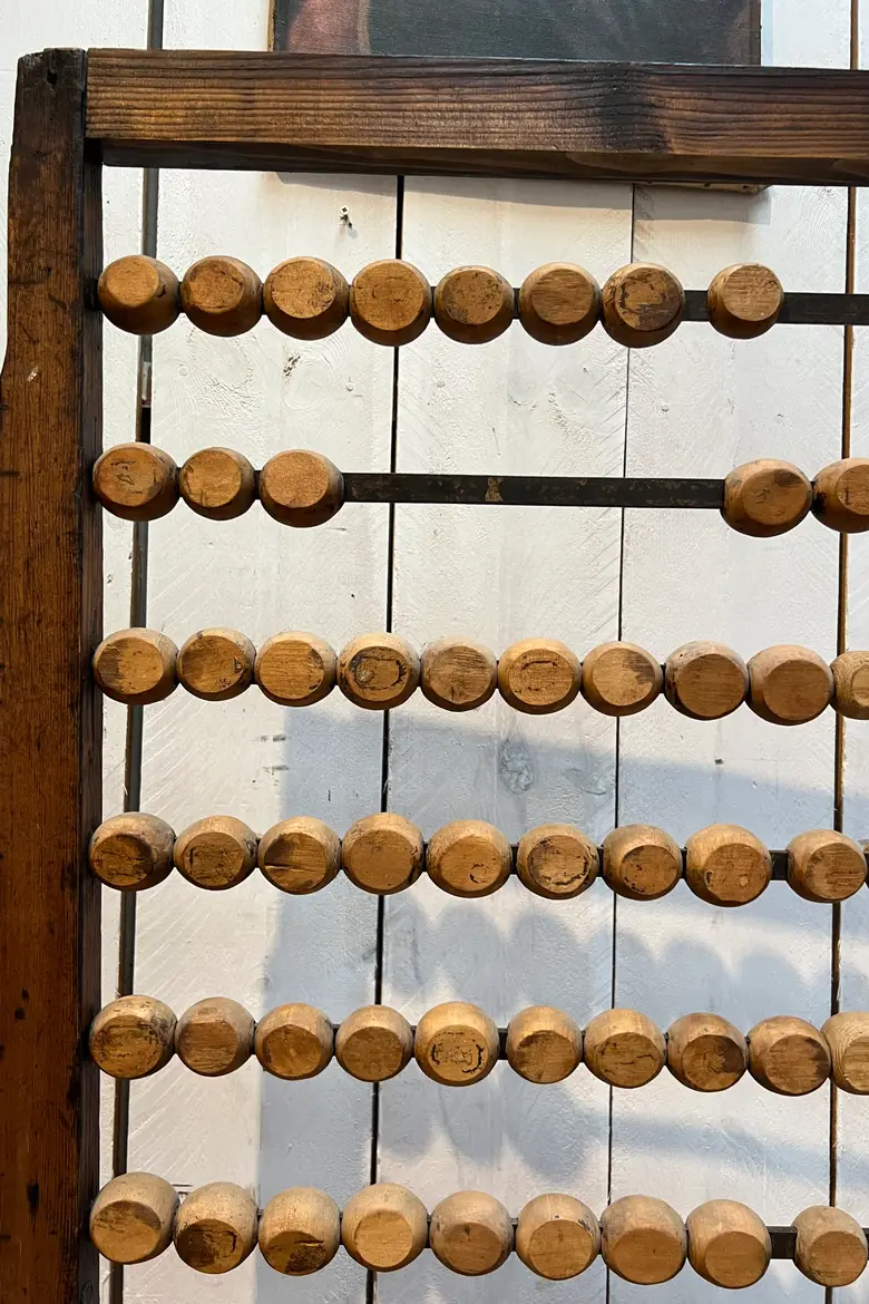 Ancien boulier XL d'école Début XXème