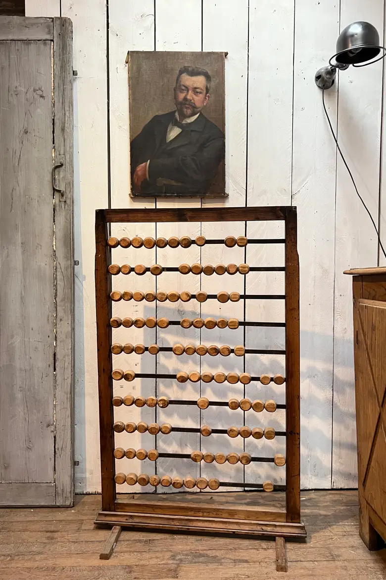Ancien boulier XL d'école Début XXème