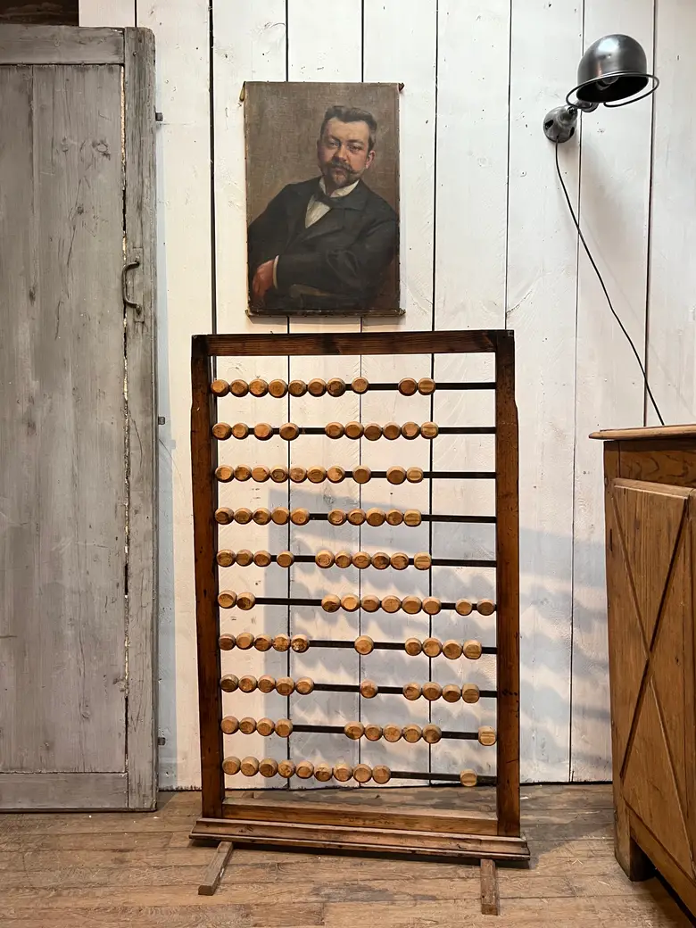 Ancien boulier XL d'école Début XXème
