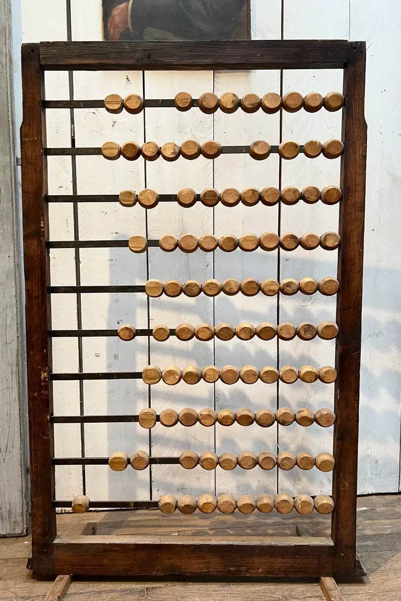 Ancien boulier XL d'école Début XXème