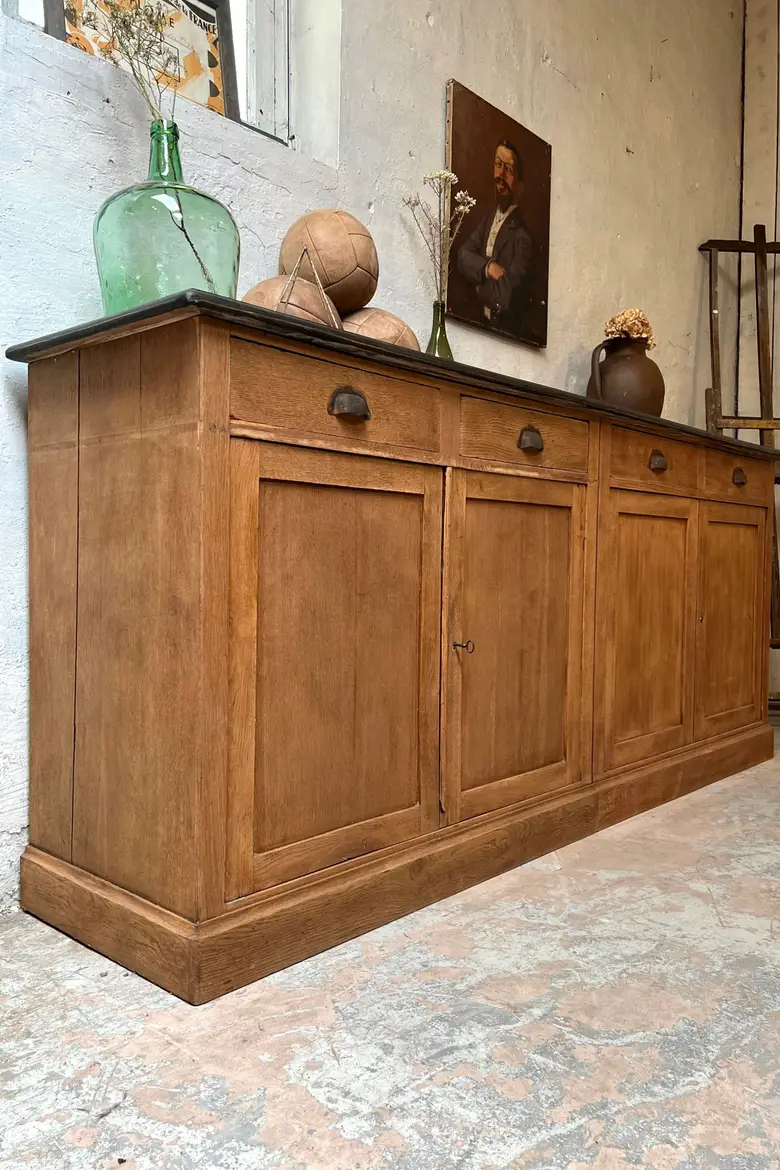 Ancien buffet en chêne Début XXème