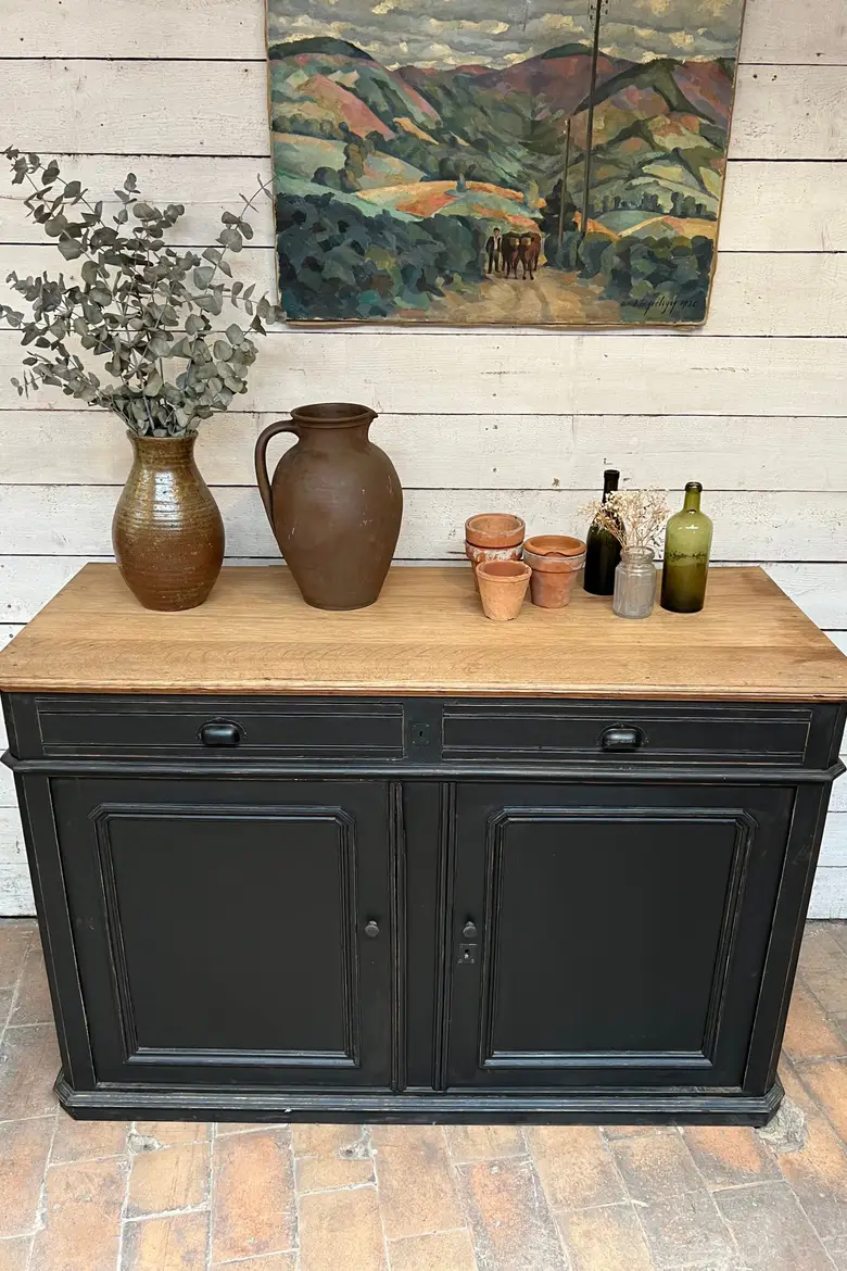 Ancien buffet en chêne Début XXème