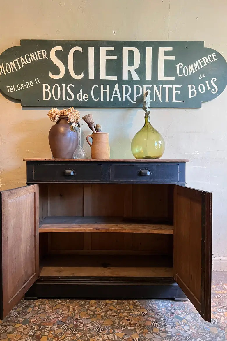 Ancien buffet en chêne Début XXème