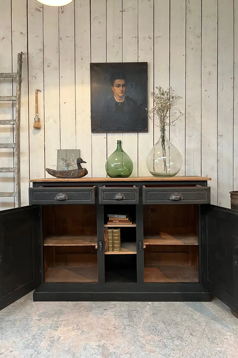 Ancien buffet en chêne Début XXème