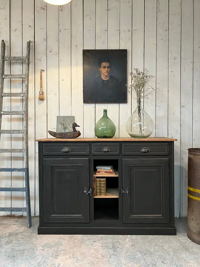 Ancien buffet en chêne Début XXème