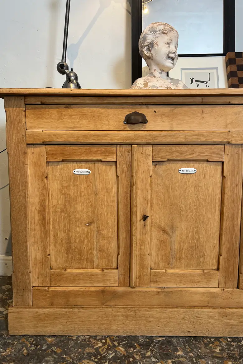 Ancien buffet en chêne Début XXème