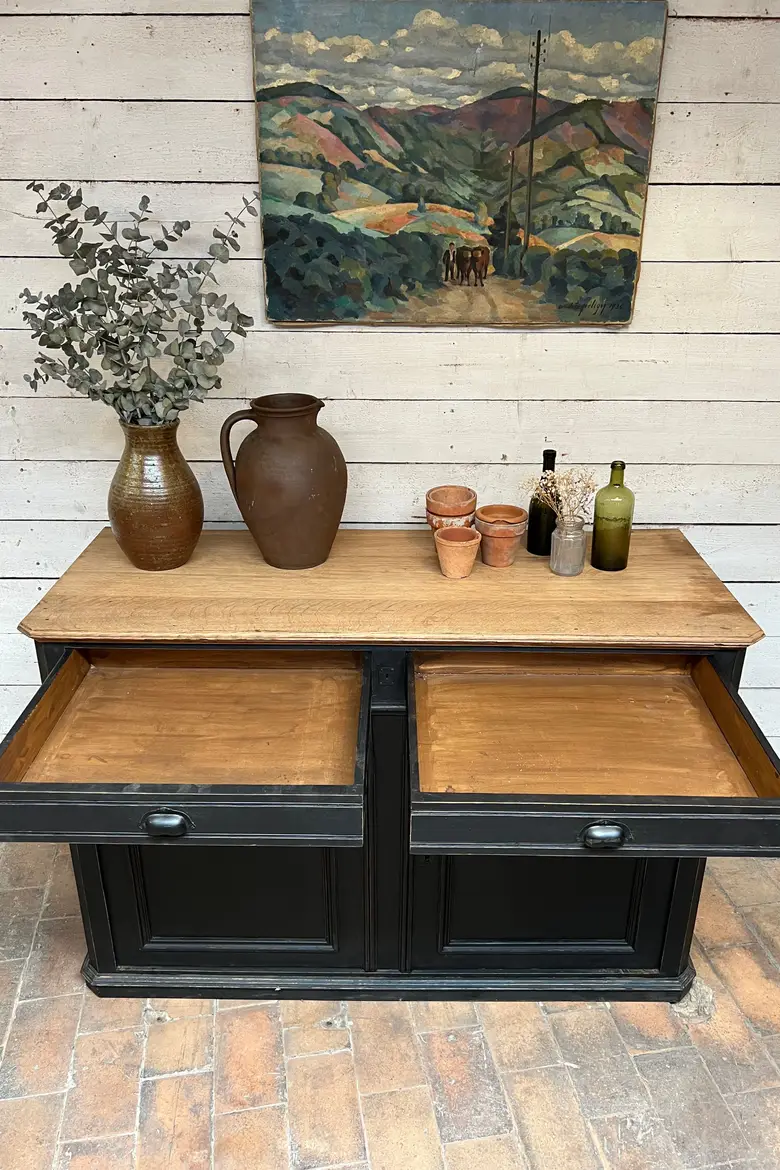 Ancien buffet en chêne Début XXème