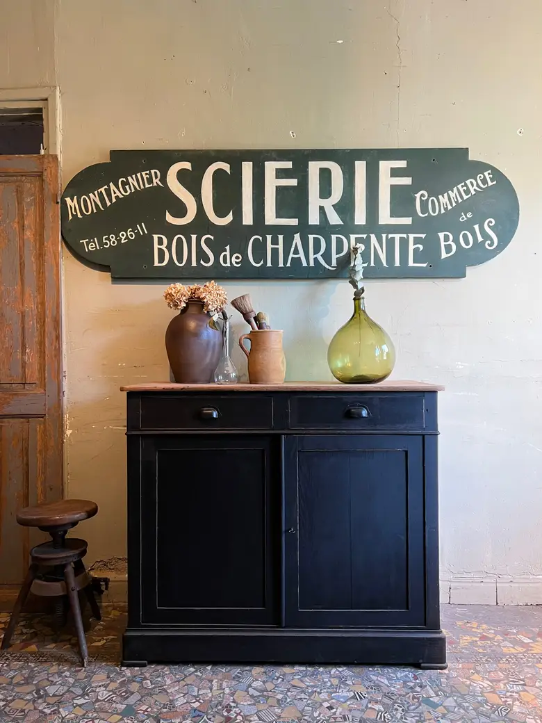 Ancien buffet en chêne Début XXème