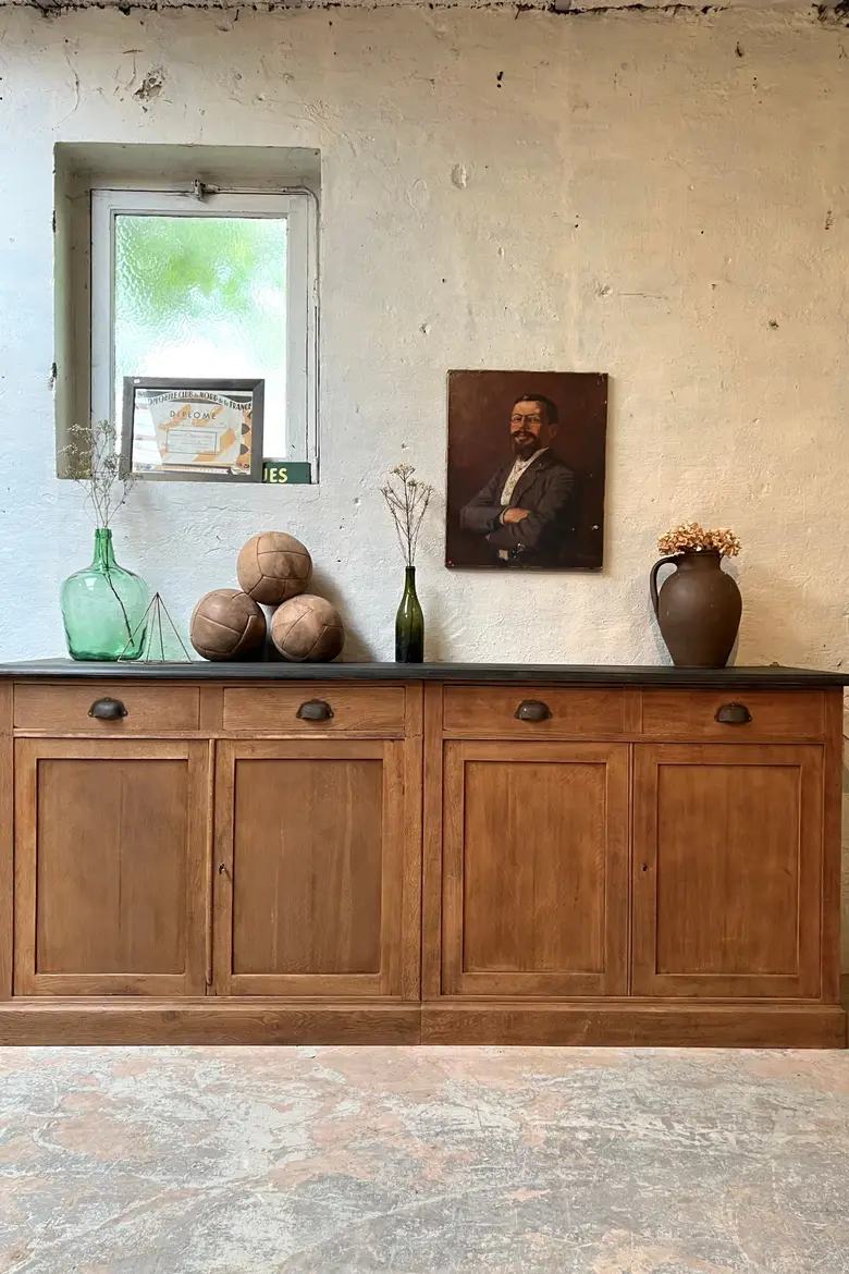 Ancien buffet en chêne Début XXème
