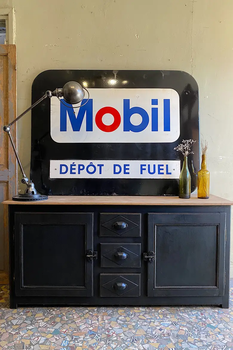 Ancien buffet en chêne XXème