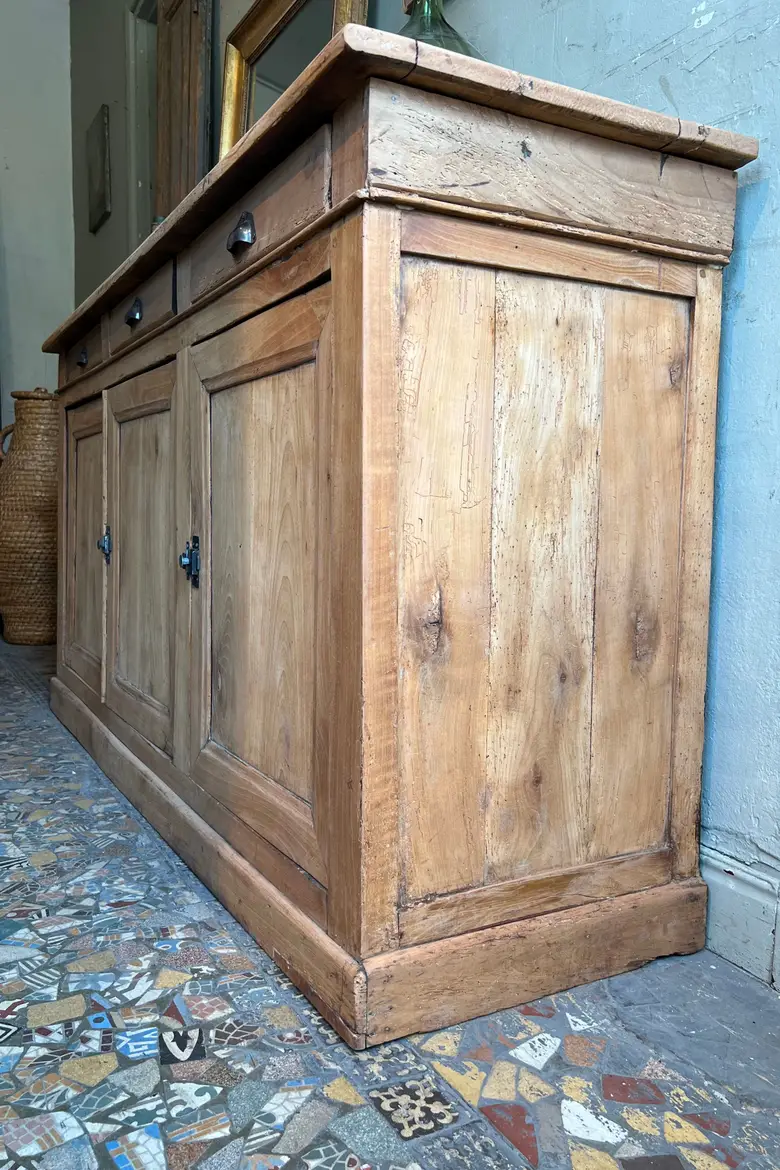 Ancien buffet en merisier Années 50