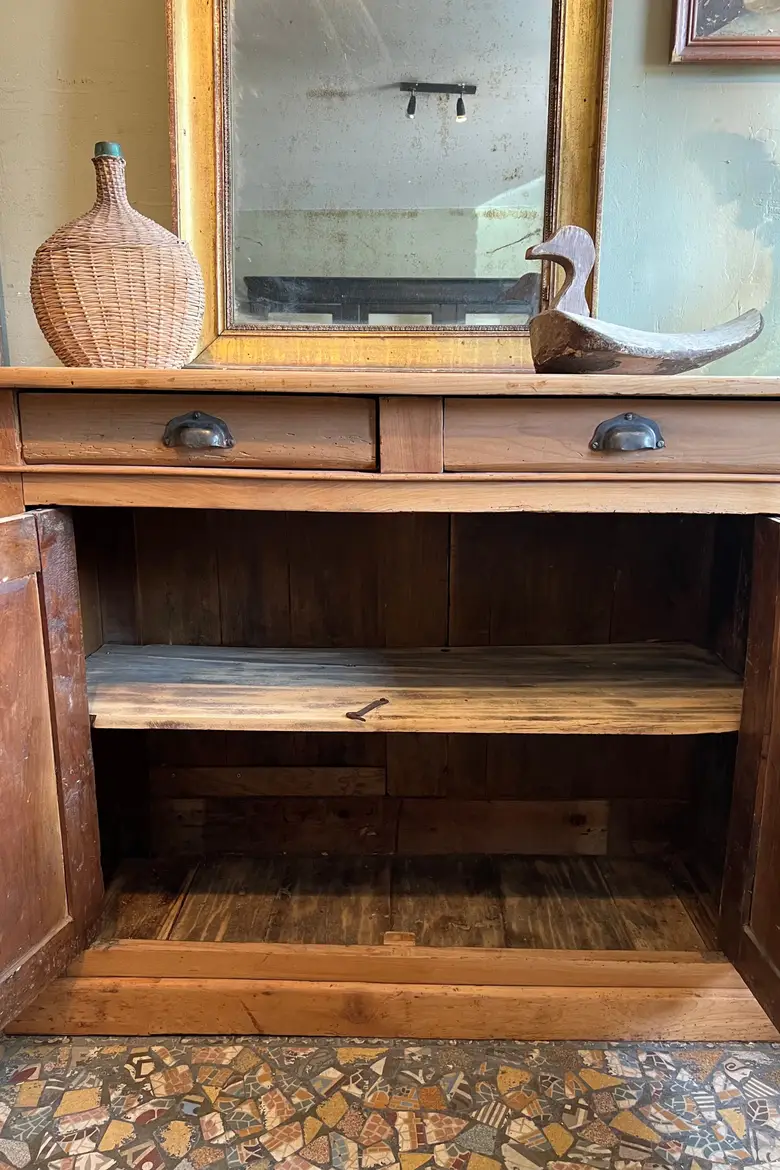 Ancien buffet en merisier Années 50