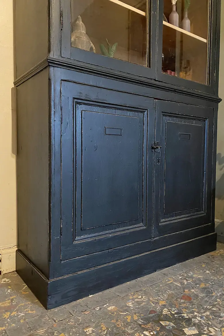 Ancien buffet vaisselier en sapin Début XXème
