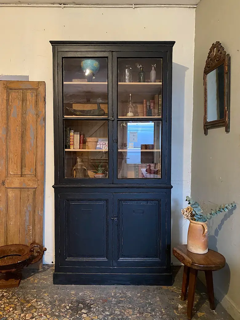 Ancien buffet vaisselier en sapin Début XXème