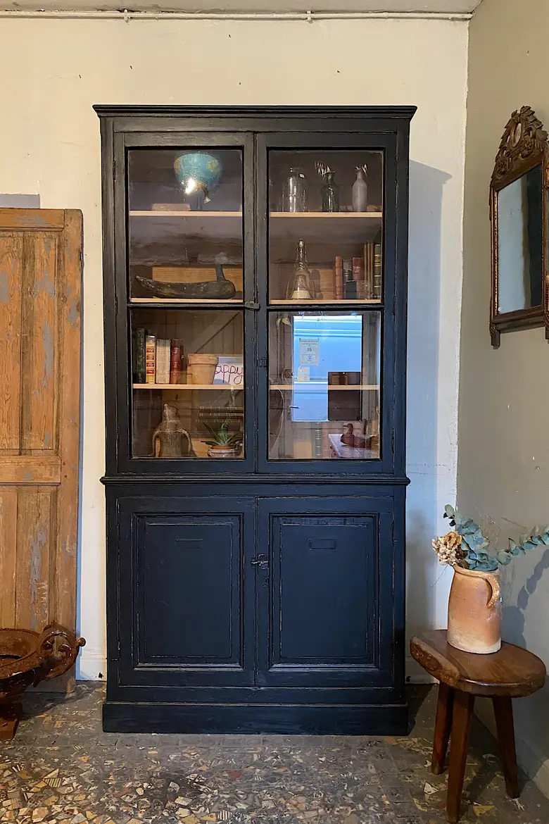Ancien buffet vaisselier en sapin Début XXème
